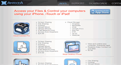 Desktop Screenshot of antecea.com