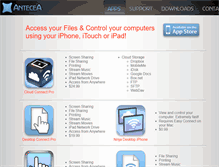 Tablet Screenshot of antecea.com